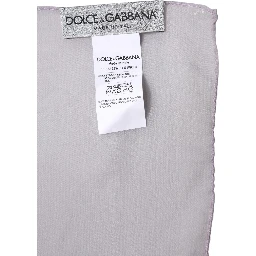 Purple Silk Rectangle Wrap Shawl Scarf