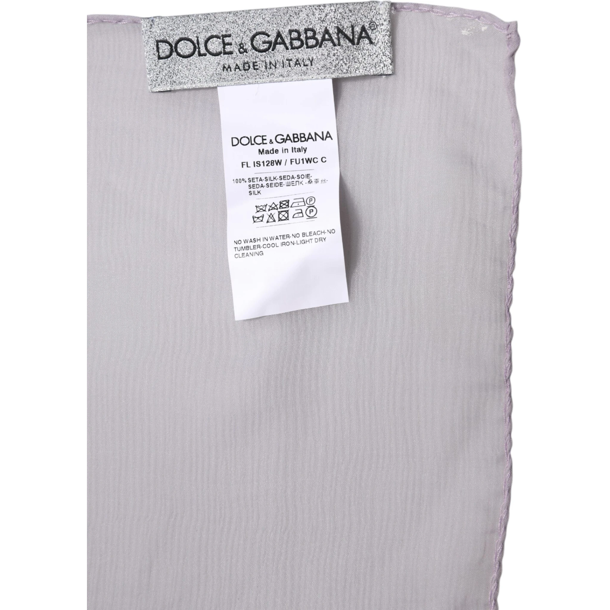 Purple Silk Rectangle Wrap Shawl Scarf