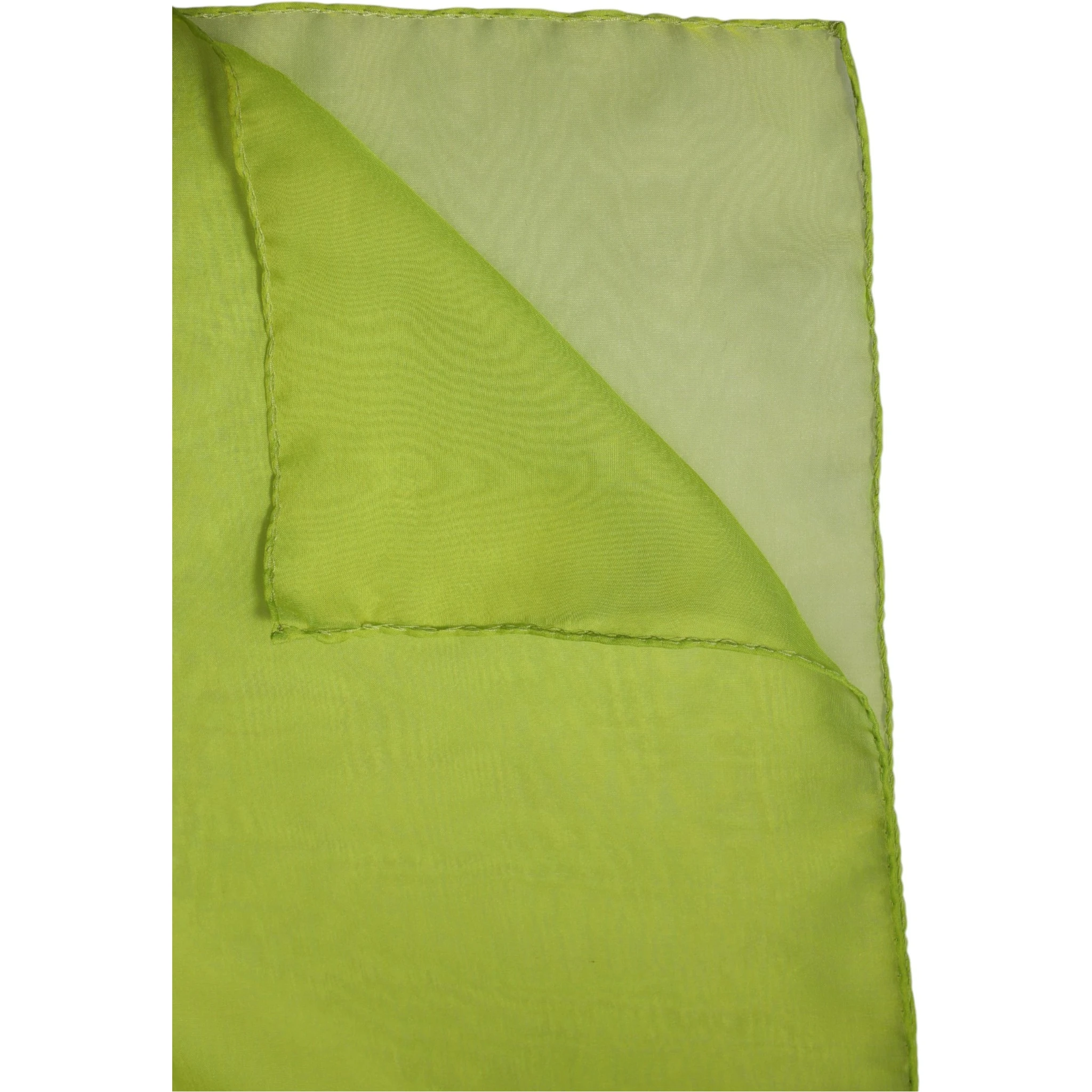Green Silk Rectangle Wrap Shawl Neck Warmer Scarf