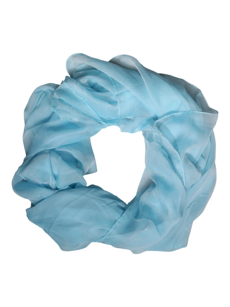 Light Blue Silk Rectangle Wrap Shawl Scarf alternative