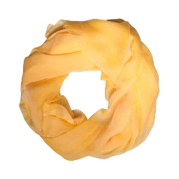 Yellow Silk Rectangle Wrap Shawl Scarf