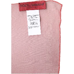 Pink Silk Rectangle Women Wrap Shawl Scarf