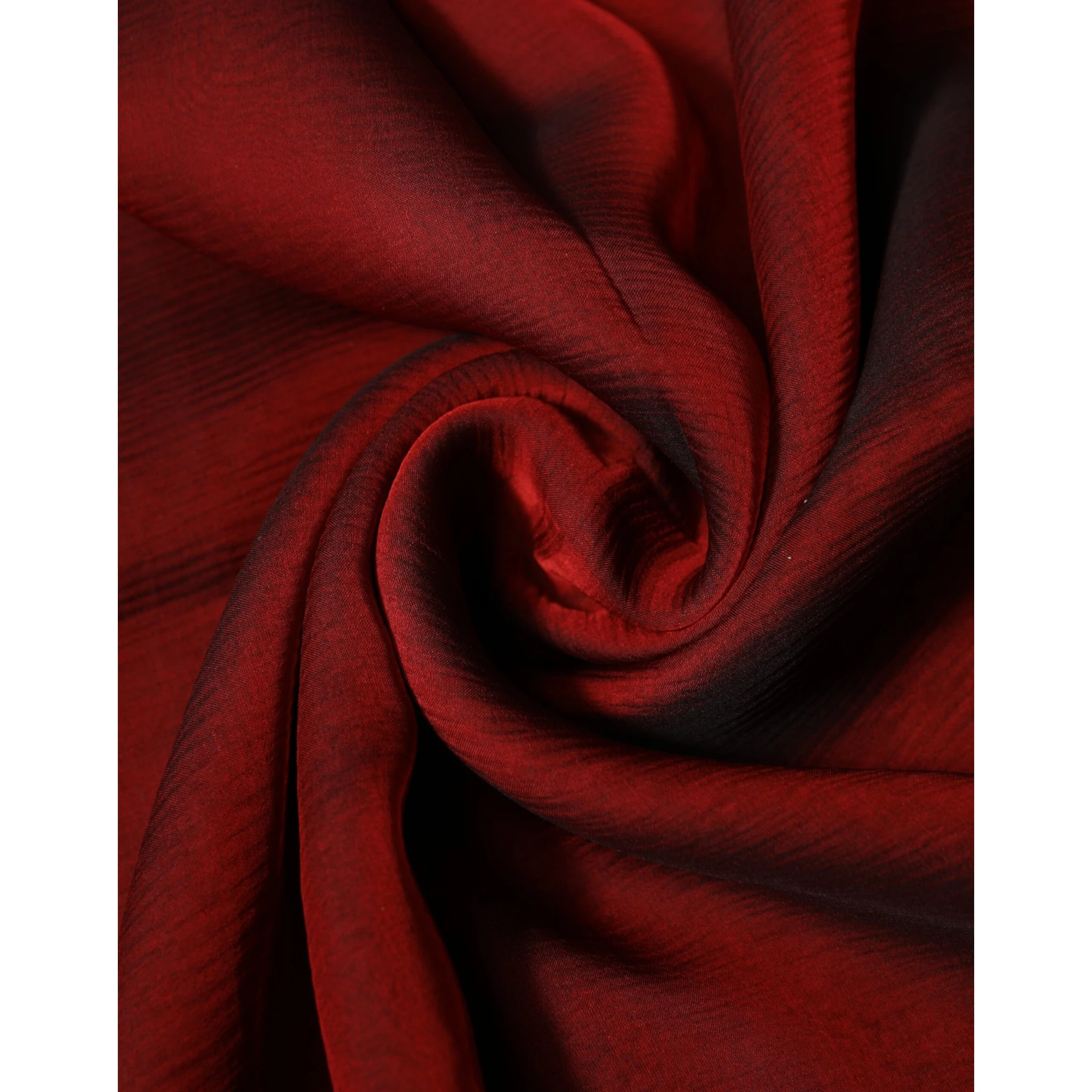 Red Silk Rectangle Women Wrap Shawl Scarf