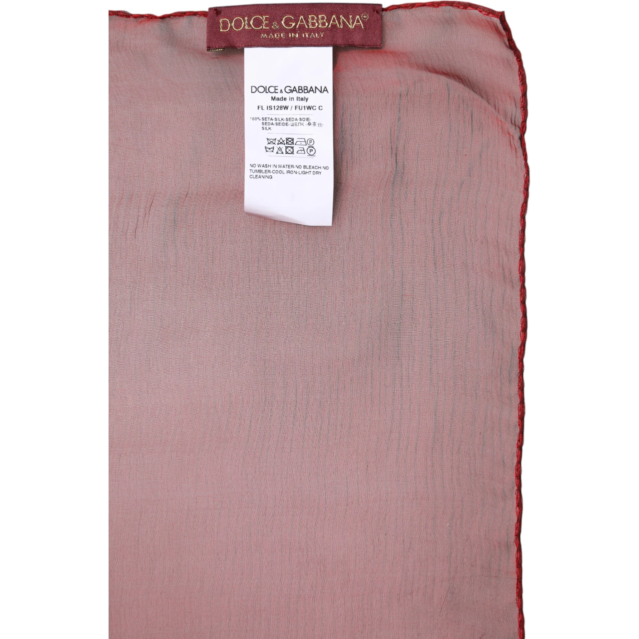 Red Silk Rectangle Women Wrap Shawl Scarf