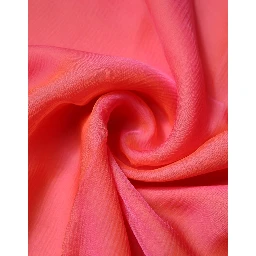 Pink Silk Rectangle Women Wrap Shawl Scarf