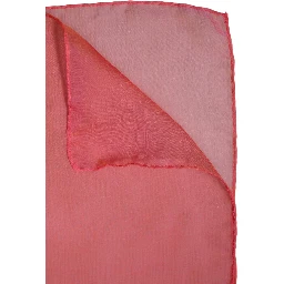 Pink Silk Rectangle Women Wrap Shawl Scarf