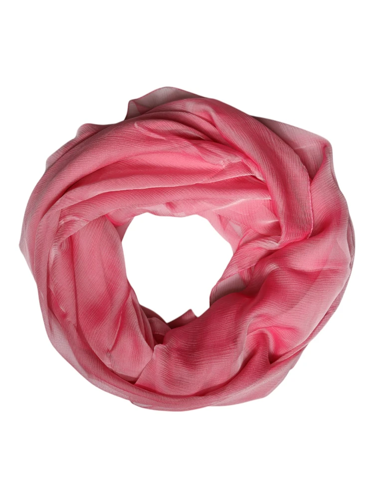 Pink Silk Rectangle Women Wrap Shawl Scarf