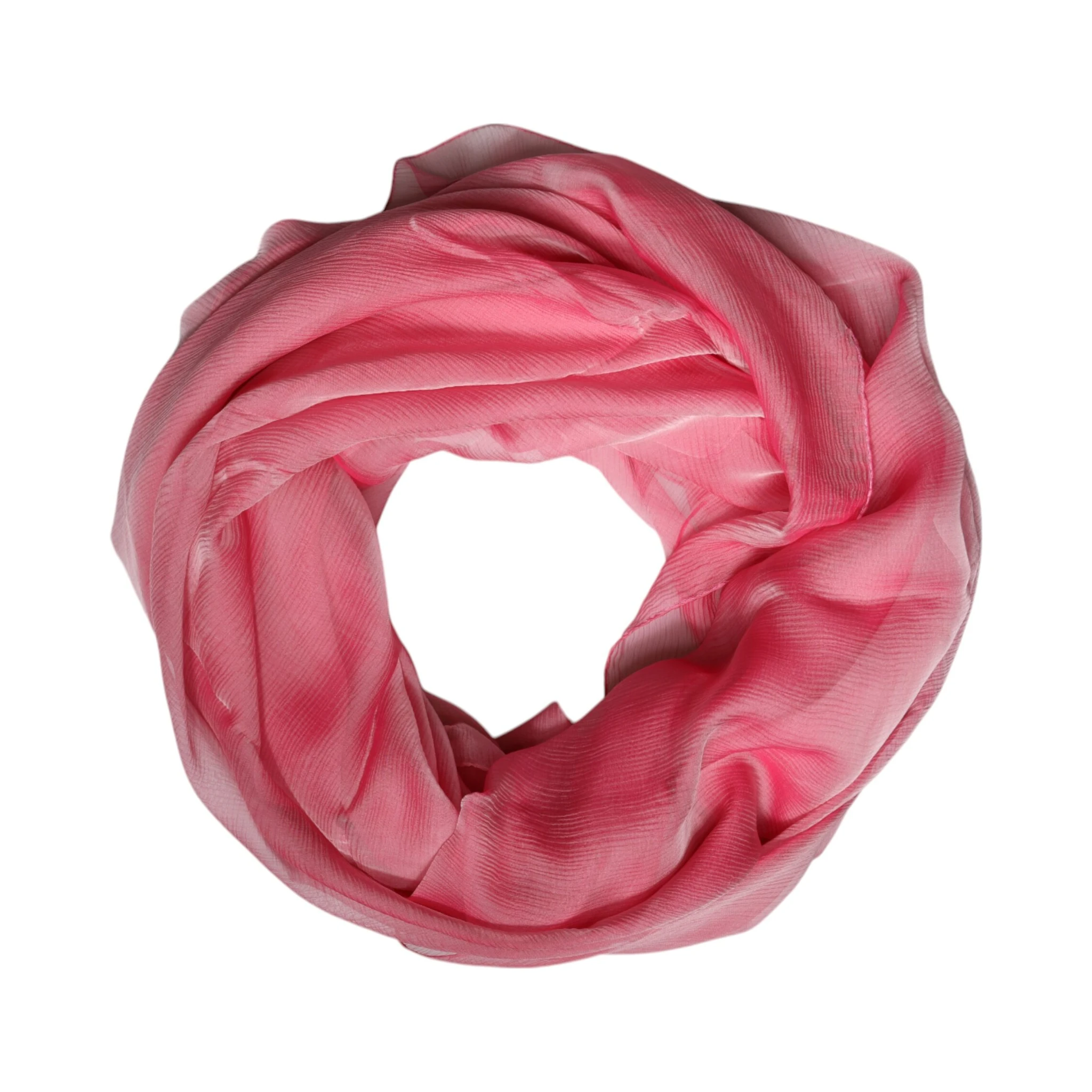 Pink Silk Rectangle Women Wrap Shawl Scarf