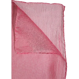 Pink Silk Rectangle Women Wrap Shawl Scarf