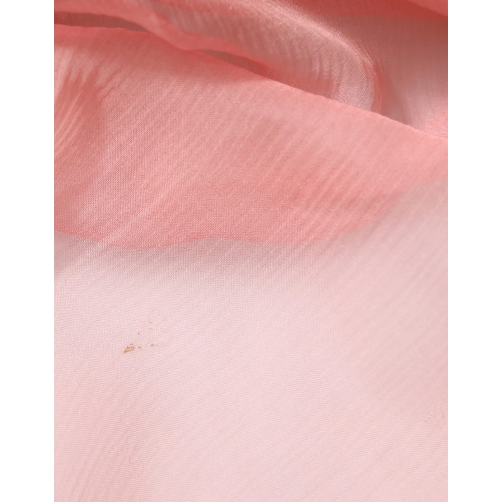 Pink Silk Rectangle Women Wrap Shawl Scarf