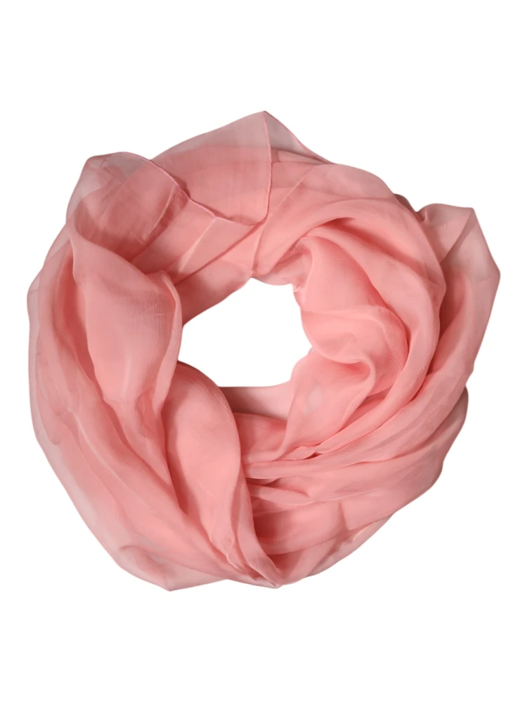 Pink Silk Rectangle Women Wrap Shawl Scarf alternative