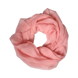 Pink Silk Rectangle Women Wrap Shawl Scarf