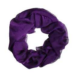 Purple Silk Rectangle Wrap Shawl Scarf