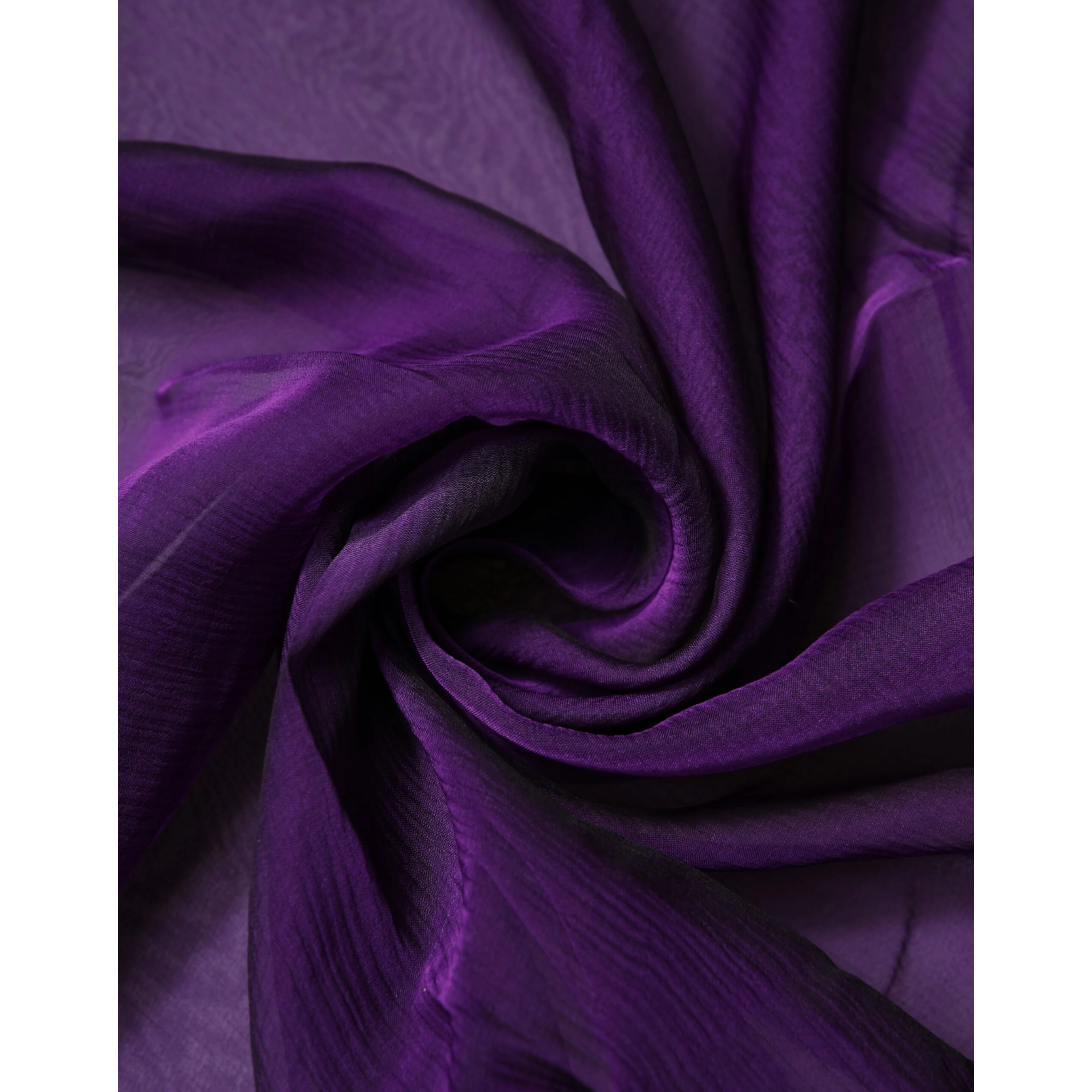 Purple Silk Rectangle Wrap Shawl Scarf