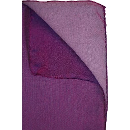 Purple Silk Rectangle Wrap Shawl Scarf