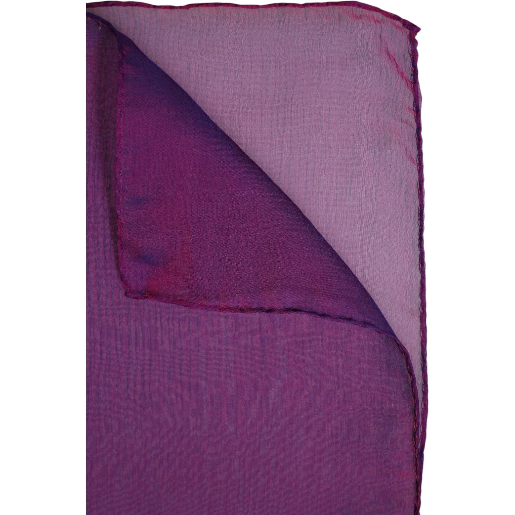 Purple Silk Rectangle Wrap Shawl Scarf