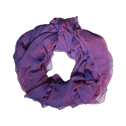 Purple Silk Rectangle Wrap Shawl Scarf