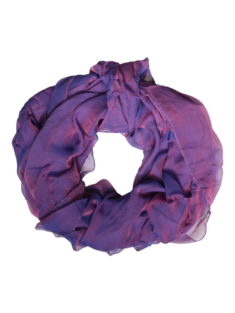 Purple Silk Rectangle Wrap Shawl Scarf alternative