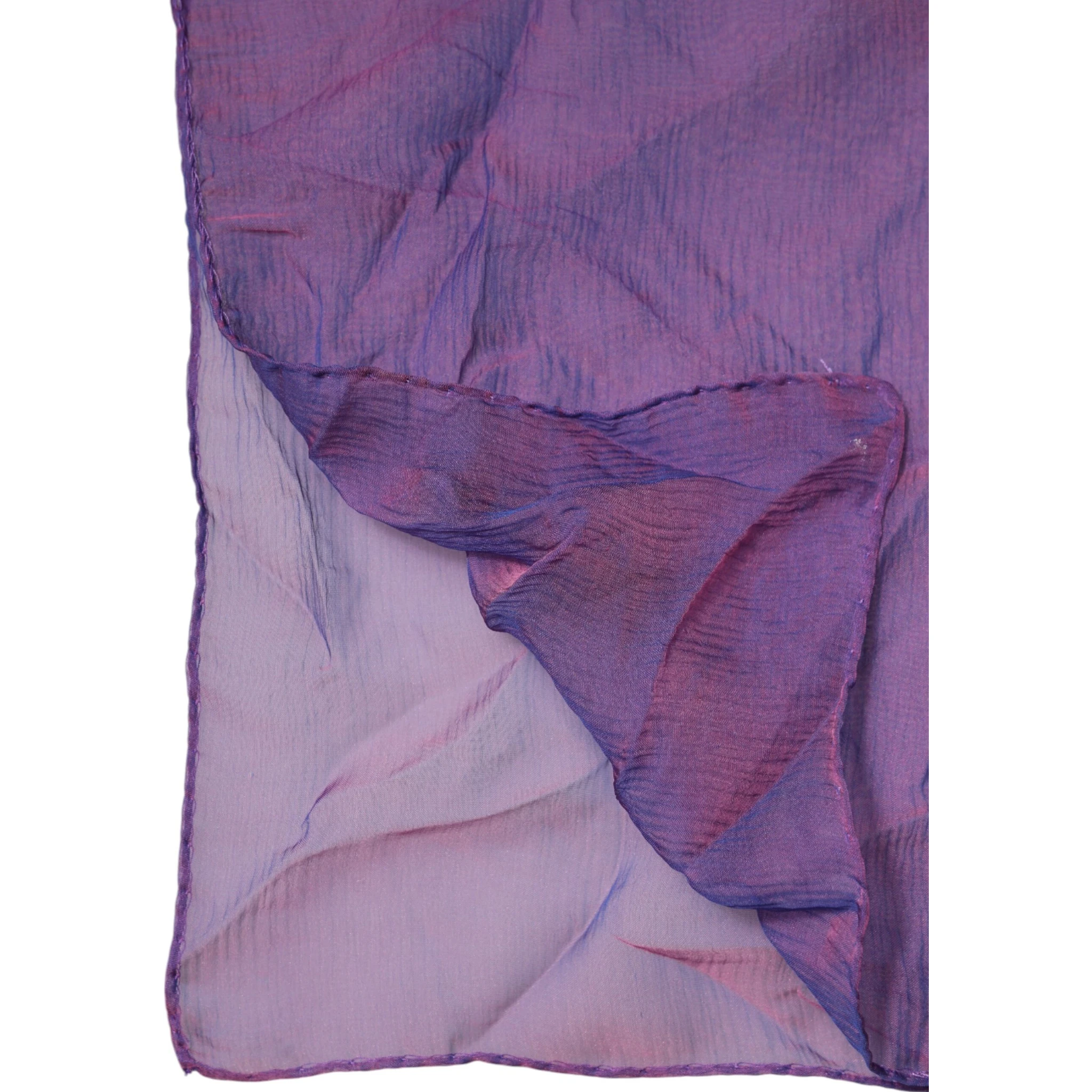 Purple Silk Rectangle Wrap Shawl Scarf