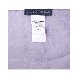 Purple Silk Rectangle Wrap Shawl Scarf