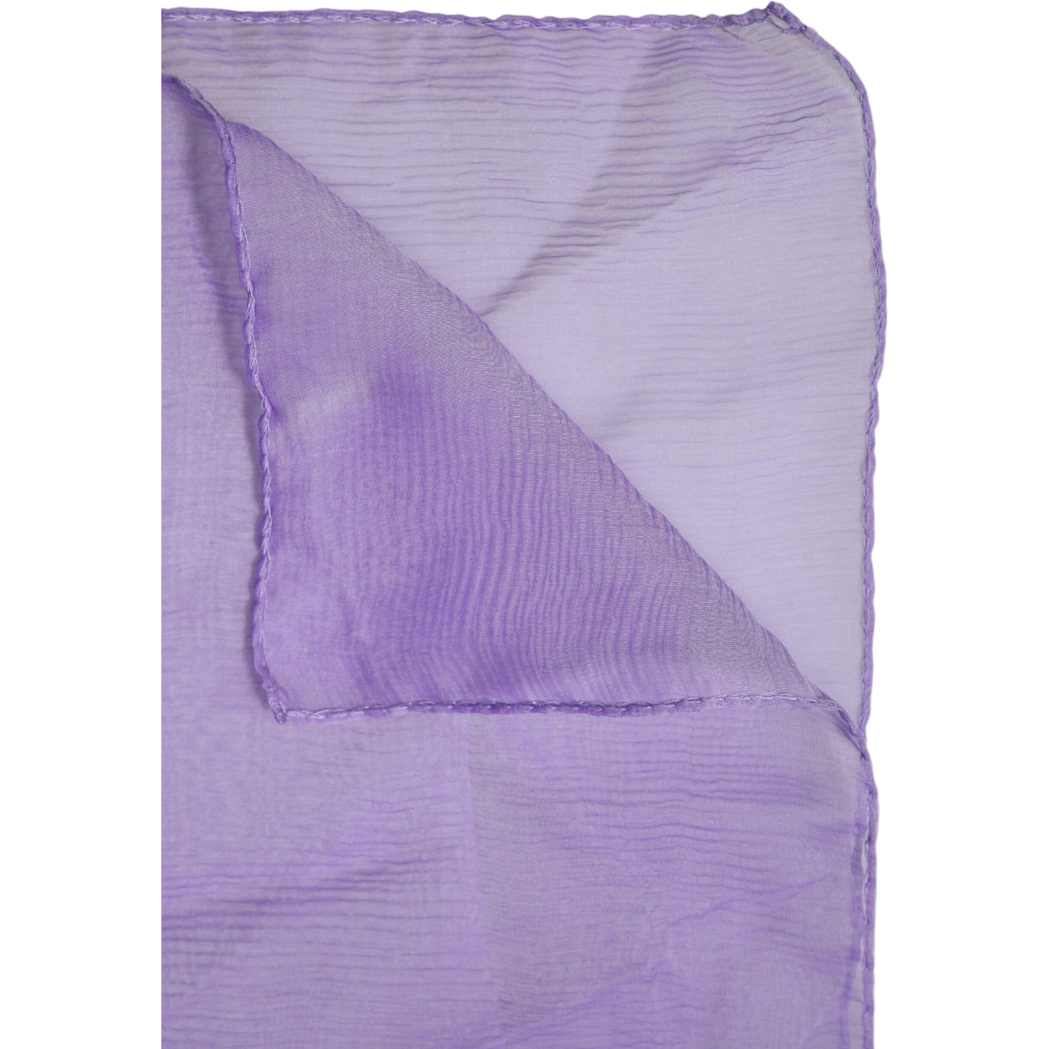 Purple Silk Rectangle Wrap Shawl Scarf