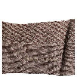 Brown Solid DG Logo Mid Calf Men Socks