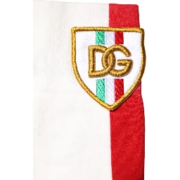 Multicolor Cotton DG Logo Patch Mid Calf Socks