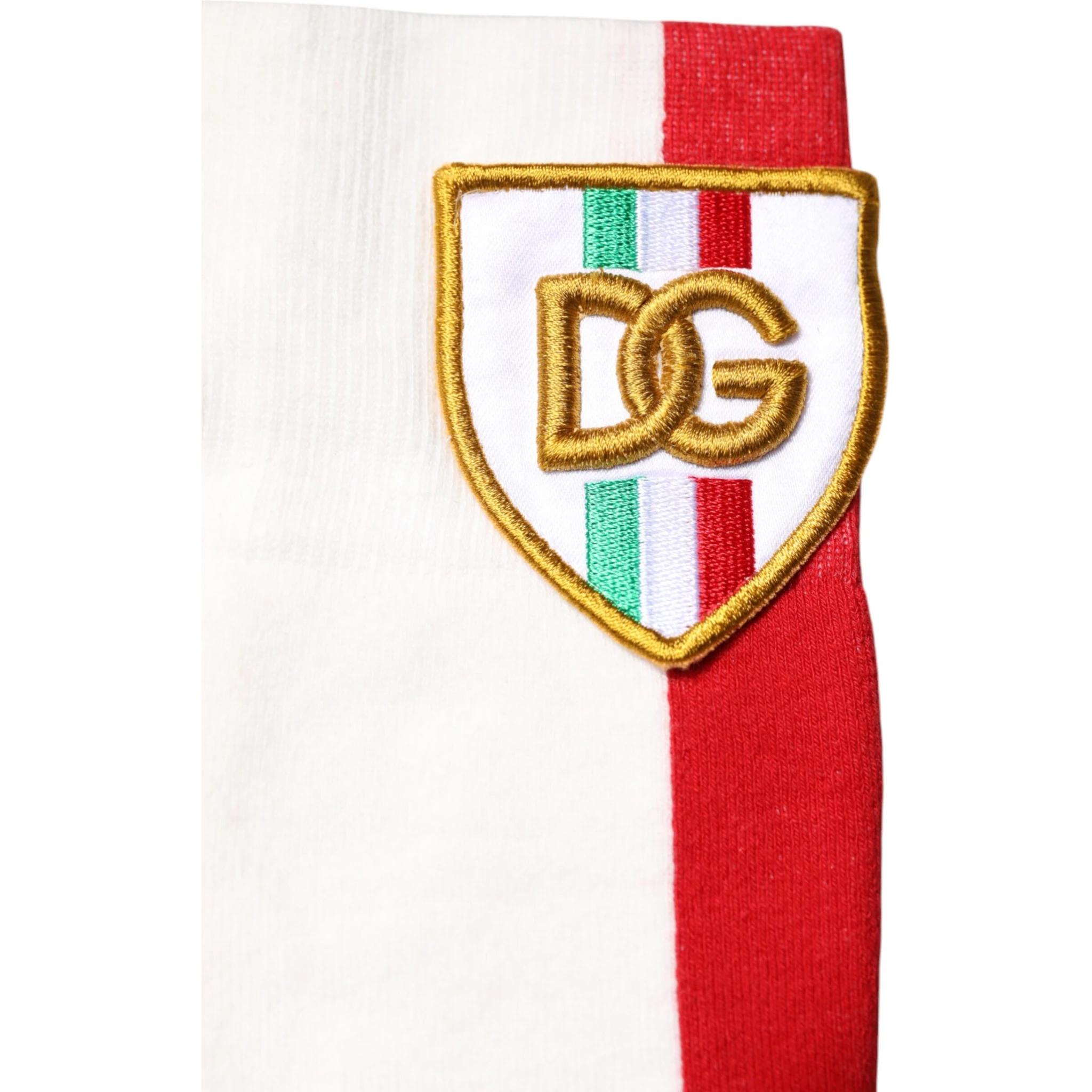Multicolor Cotton DG Logo Patch Mid Calf Socks