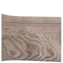Brown Cotton Stretch Logo Over Calf Socks