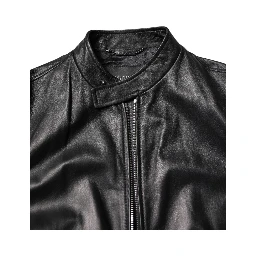 Black Sheep Leather Biker Full Zip Jacket