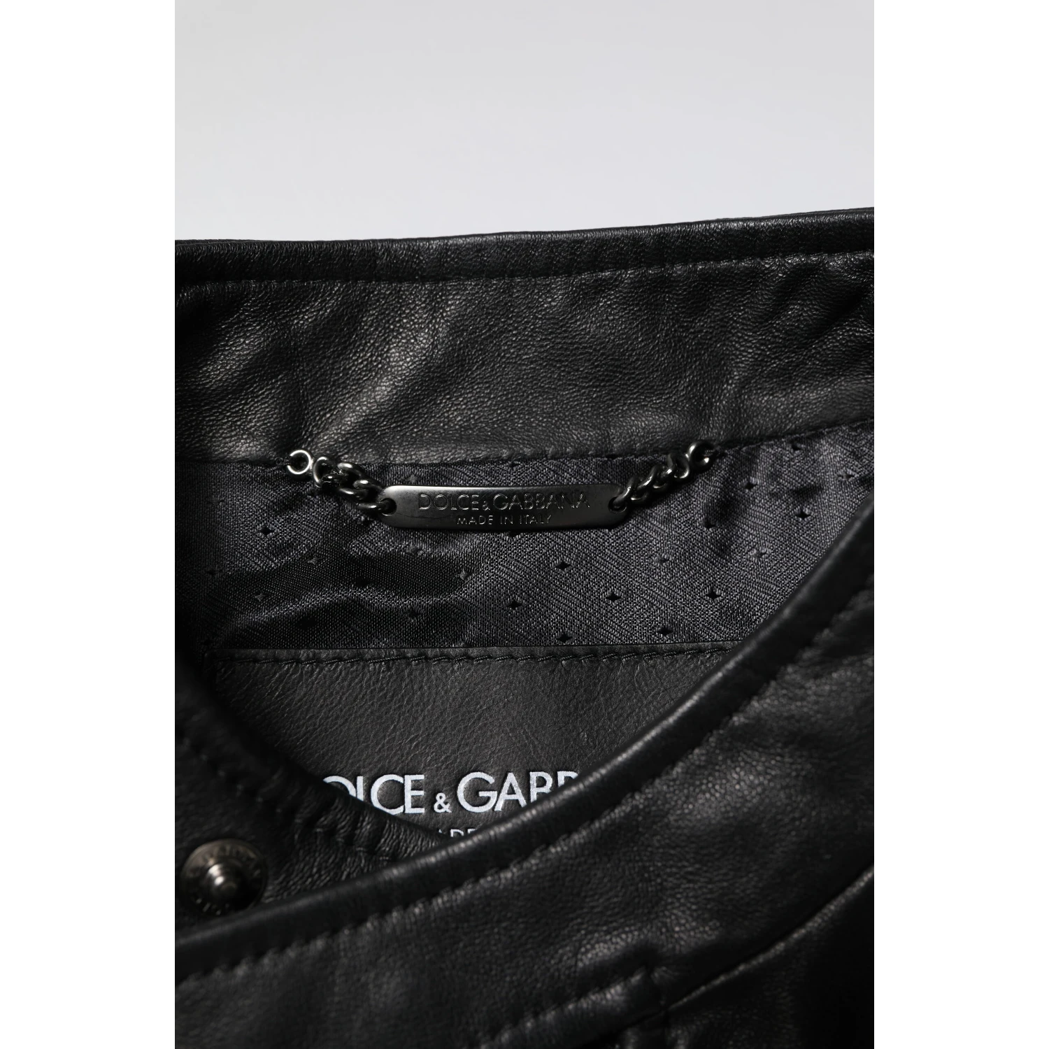 Black Sheep Leather Biker Full Zip Jacket