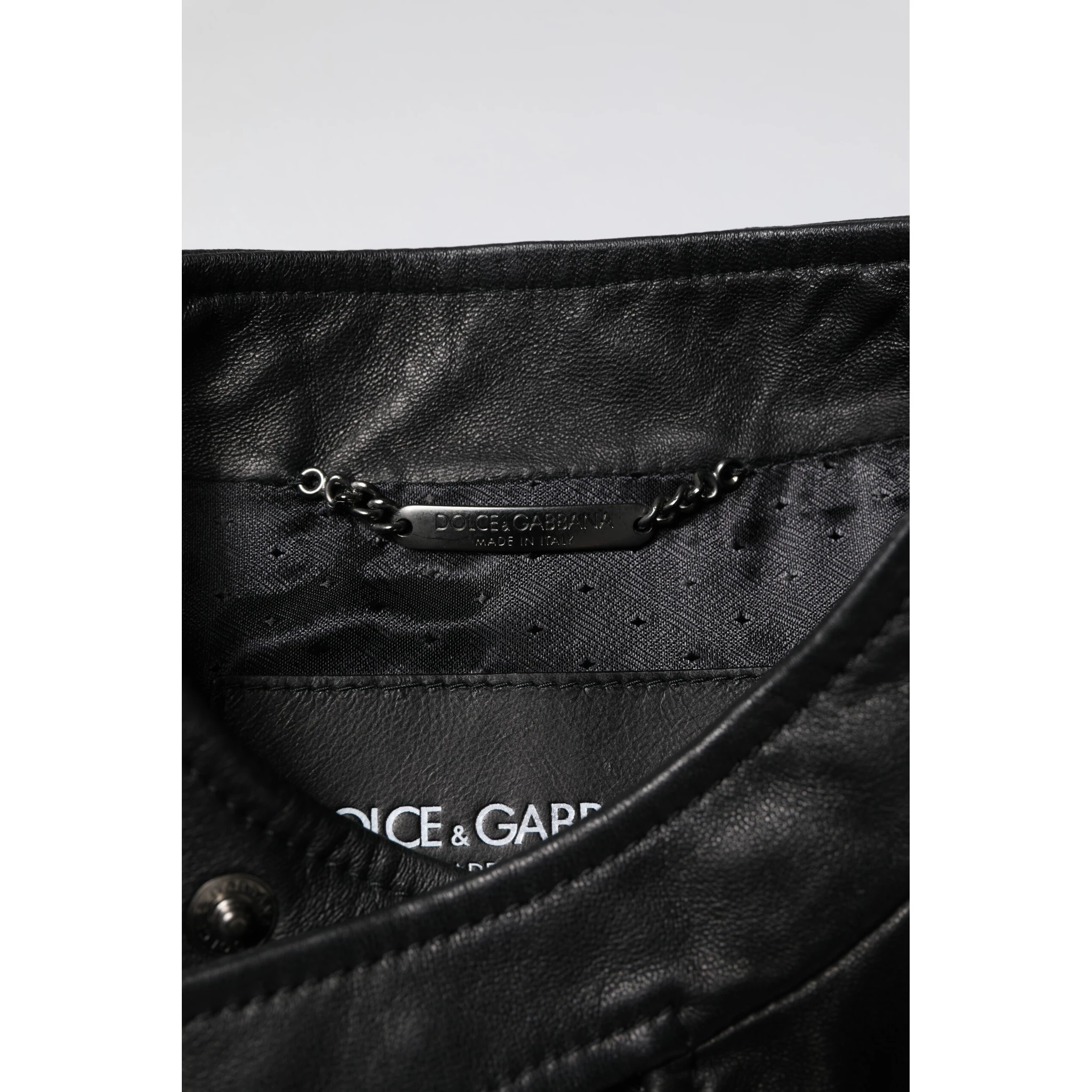 Black Sheep Leather Biker Full Zip Jacket