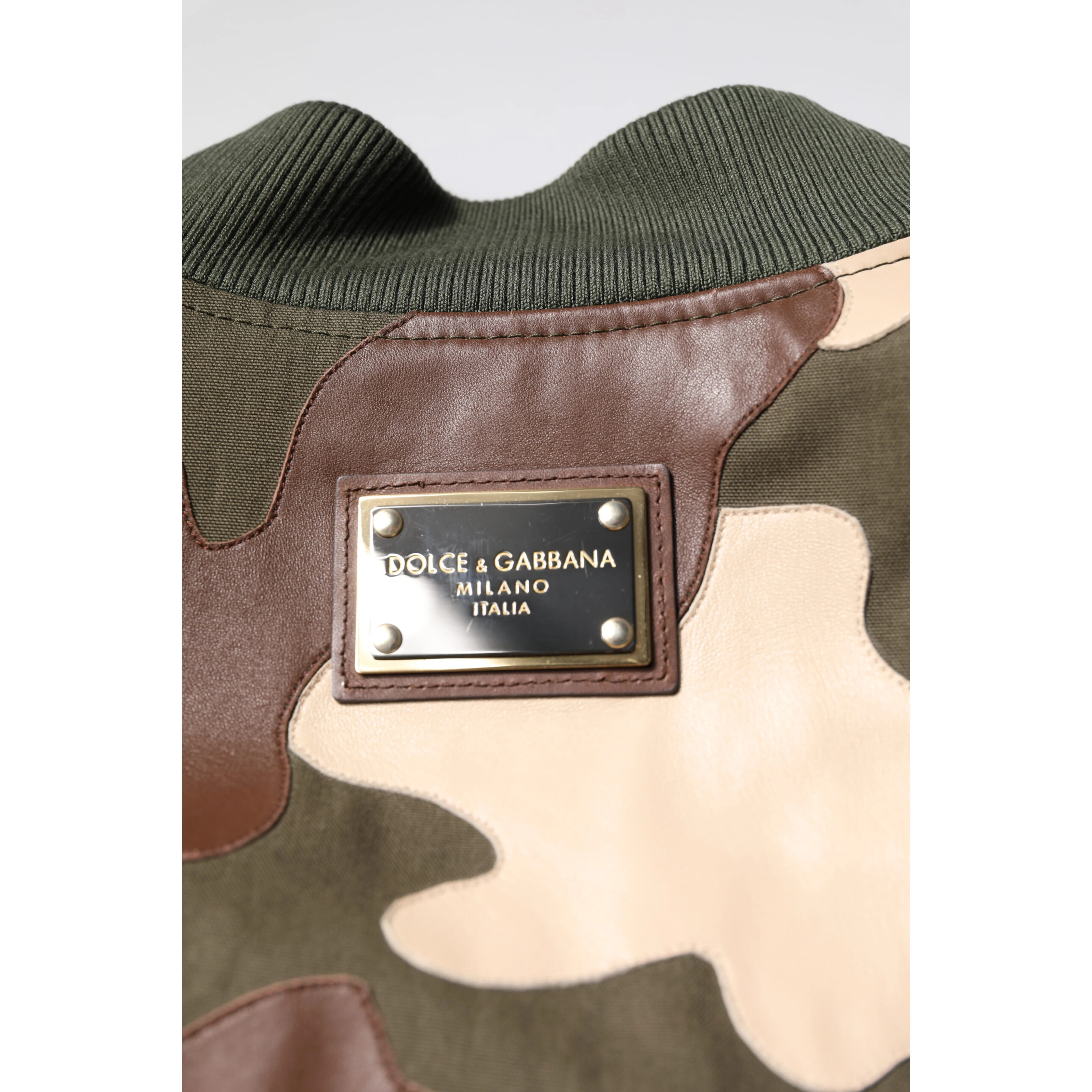 Multicolor Cotton Bomber Full Zip Jacket