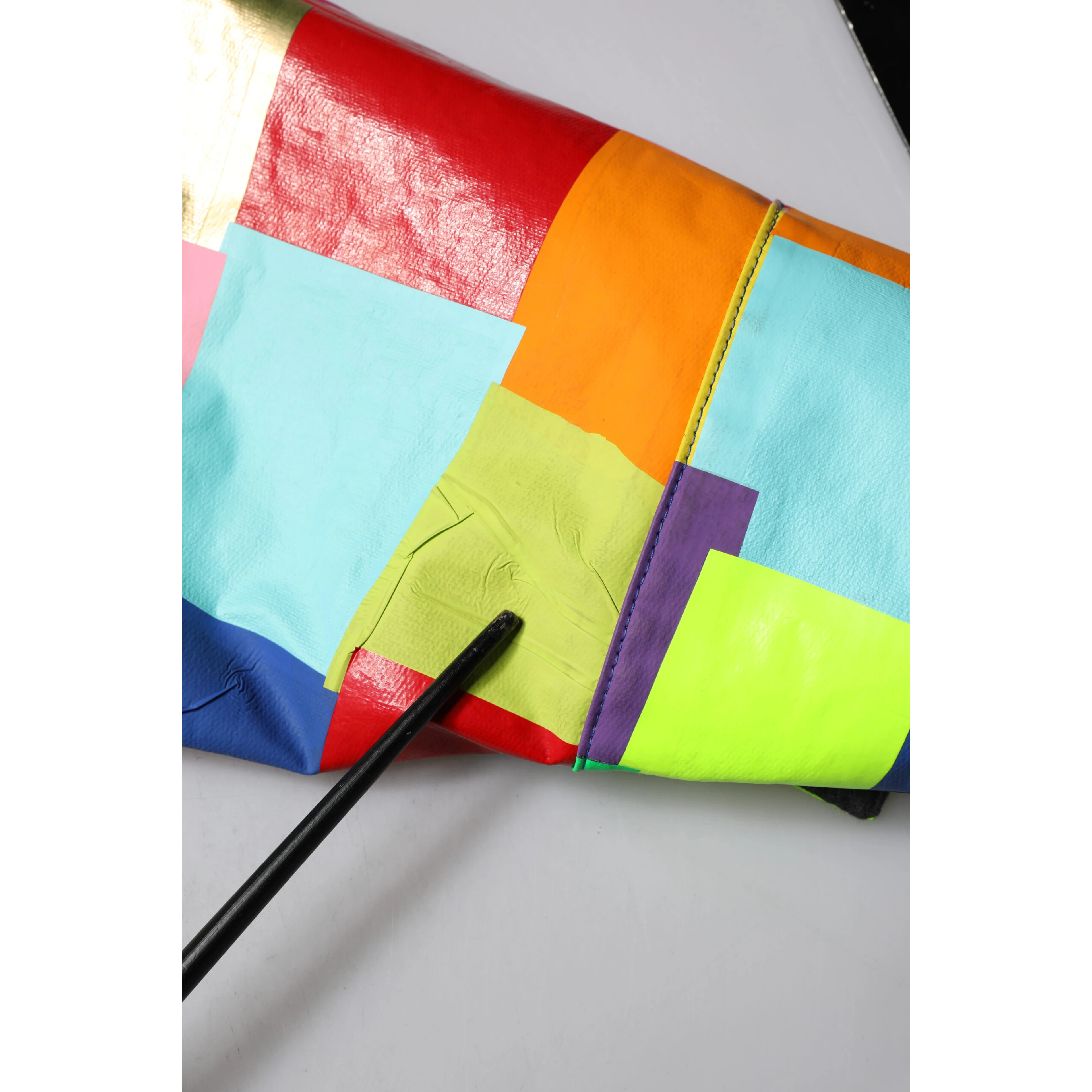 Multicolor Cotton Full Zip Men Biker Jacket
