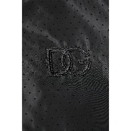 Black Long Sleeves Full Zip Bomber Jacket