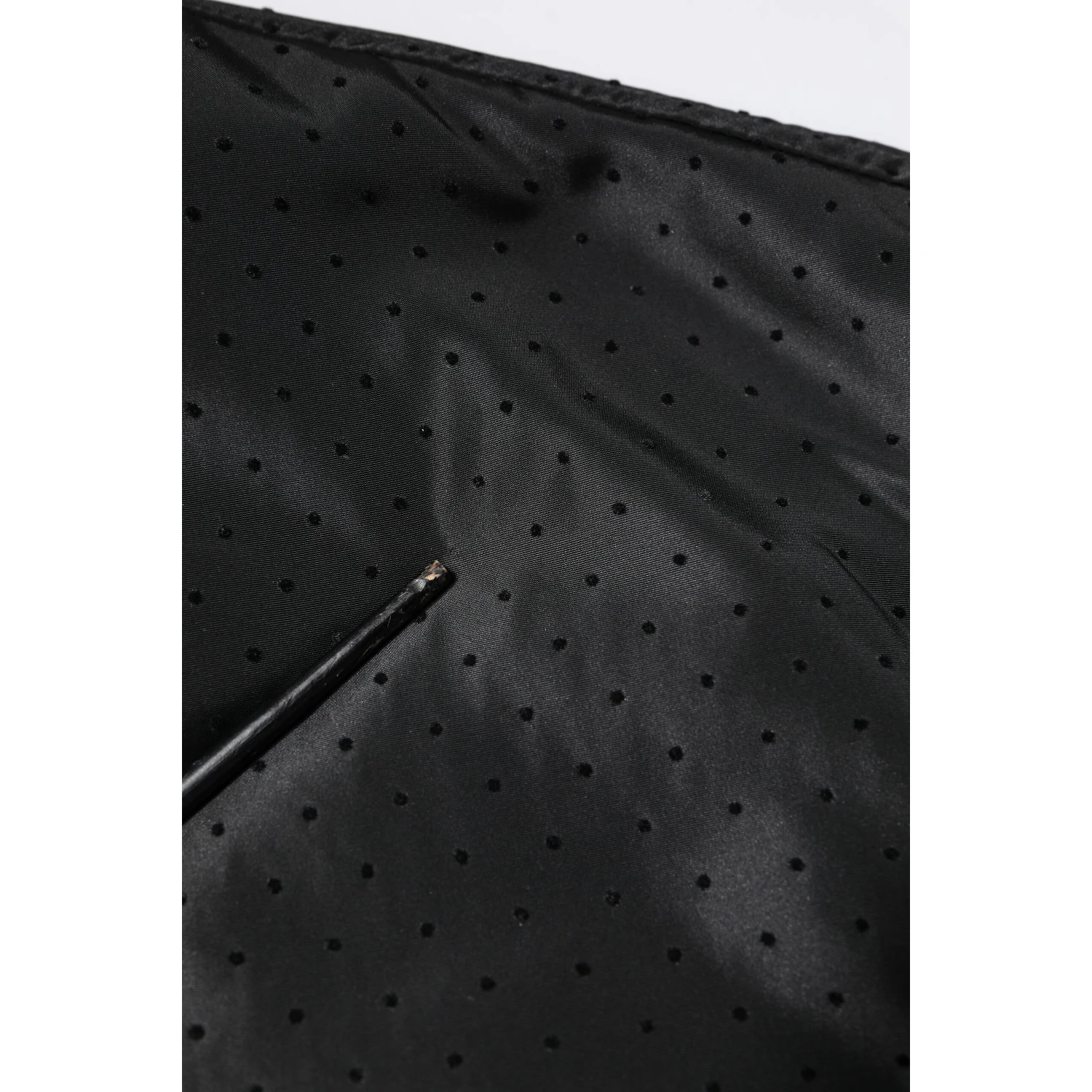 Black Long Sleeves Full Zip Bomber Jacket