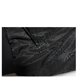 Black Long Sleeves Full Zip Bomber Jacket