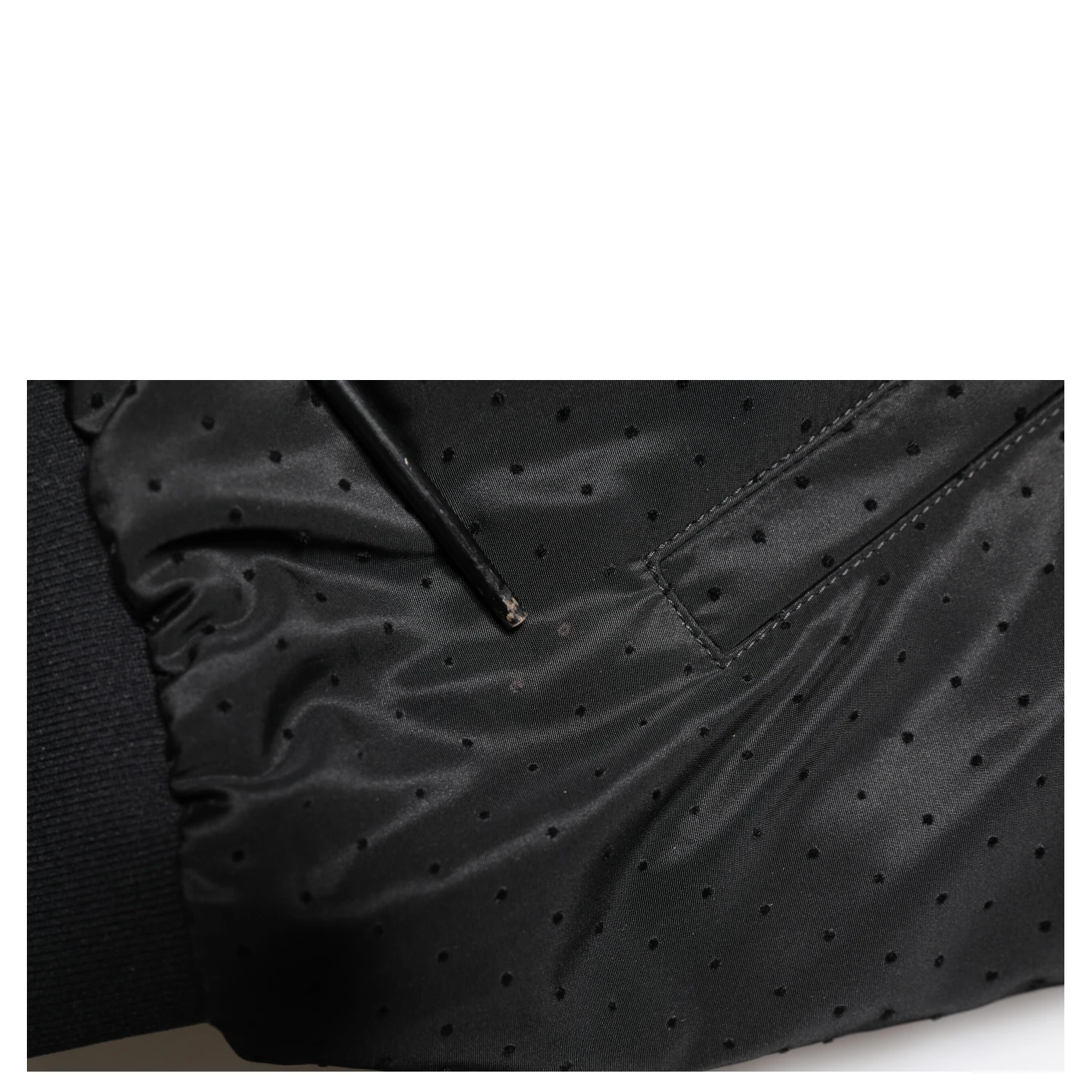 Black Long Sleeves Full Zip Bomber Jacket
