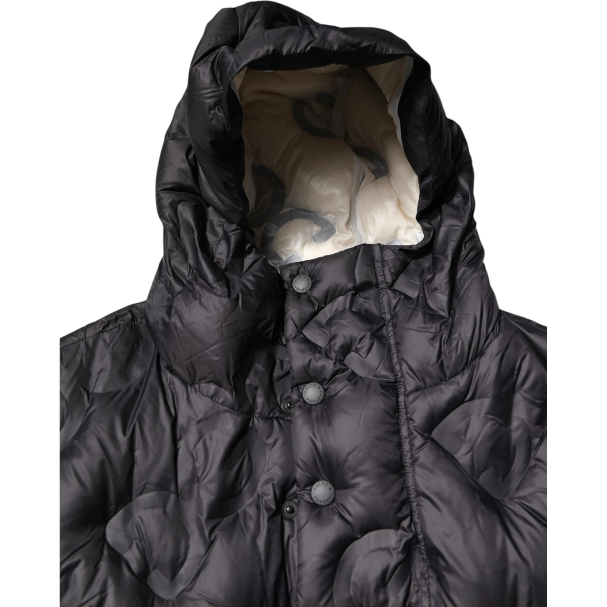 Black Hooded Parka Coat Winter Jacket