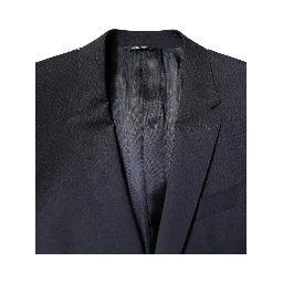 Black MARTINI Single Breasted Coat Blazer