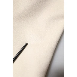 Beige Cashmere Double Breasted Coat Blazer