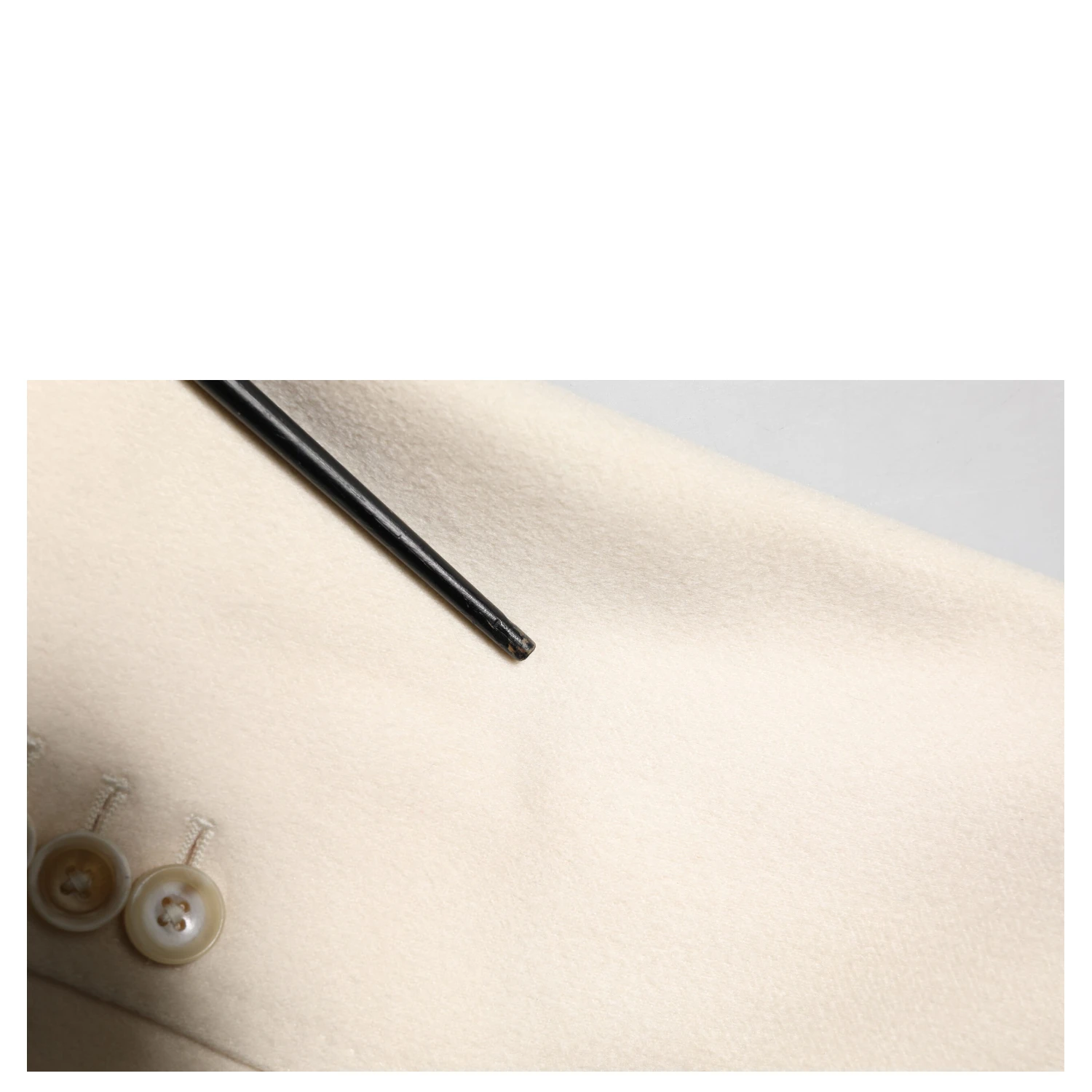Beige Cashmere Double Breasted Coat Blazer