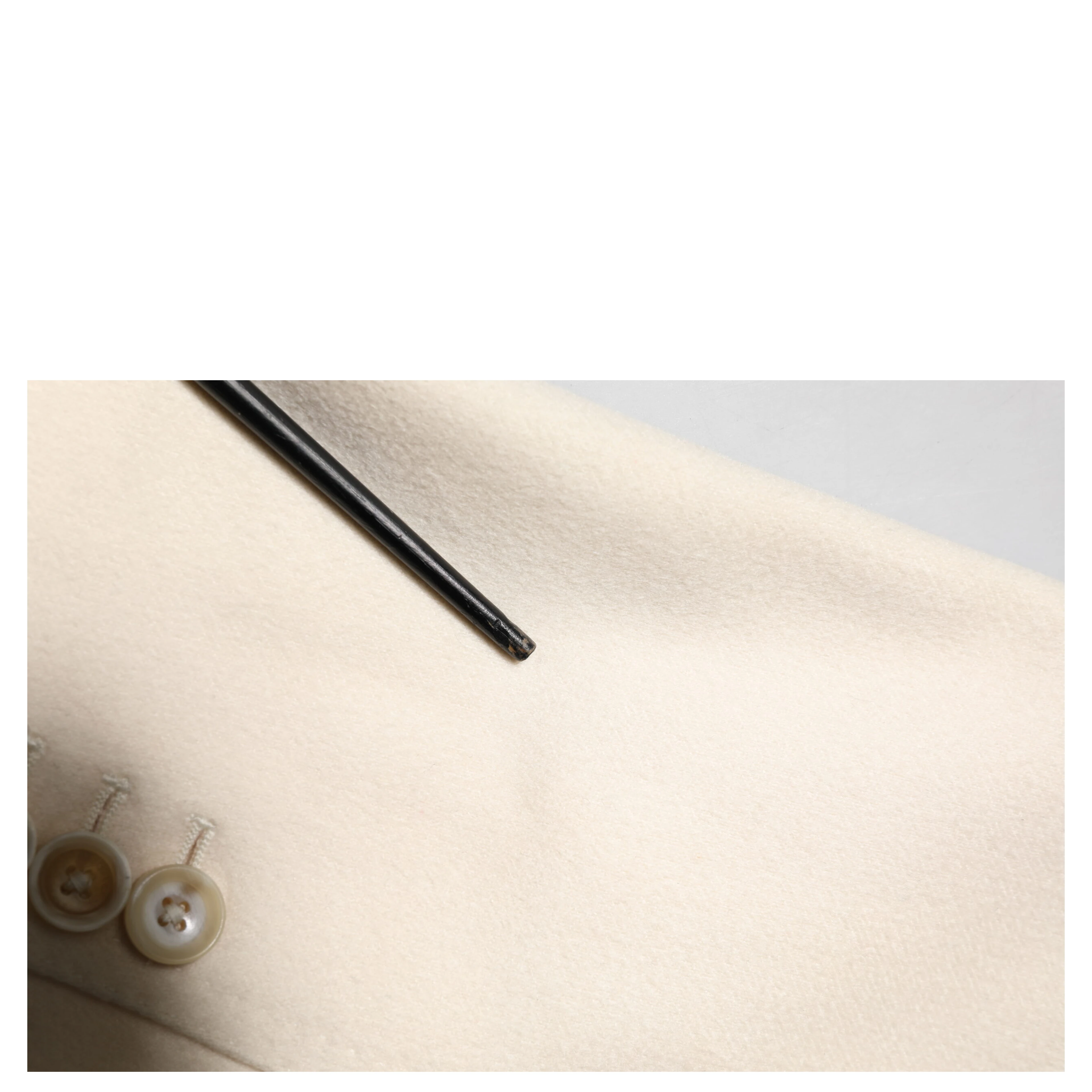 Beige Cashmere Double Breasted Coat Blazer