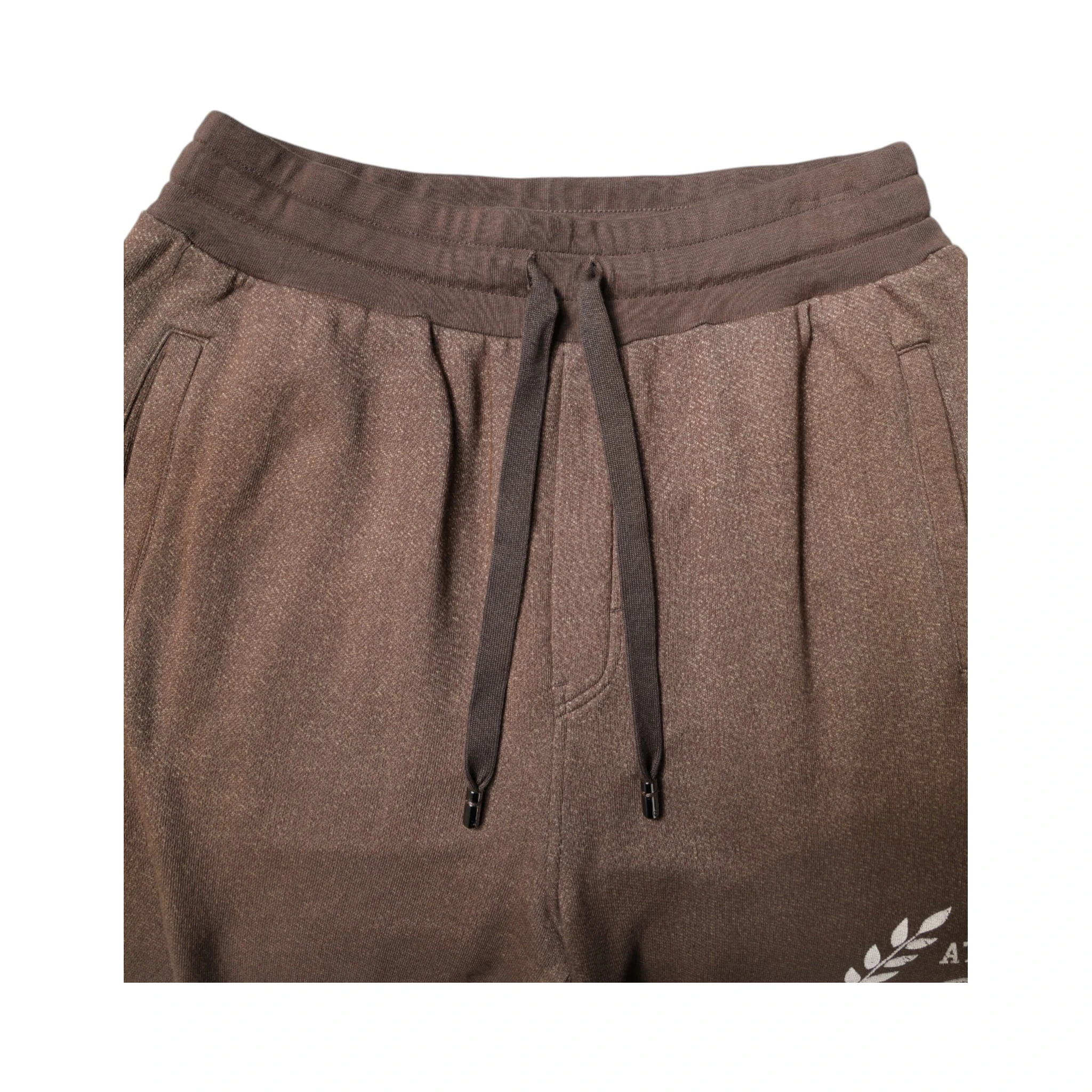 Brown Cotton Jogger Sweatpants Pants