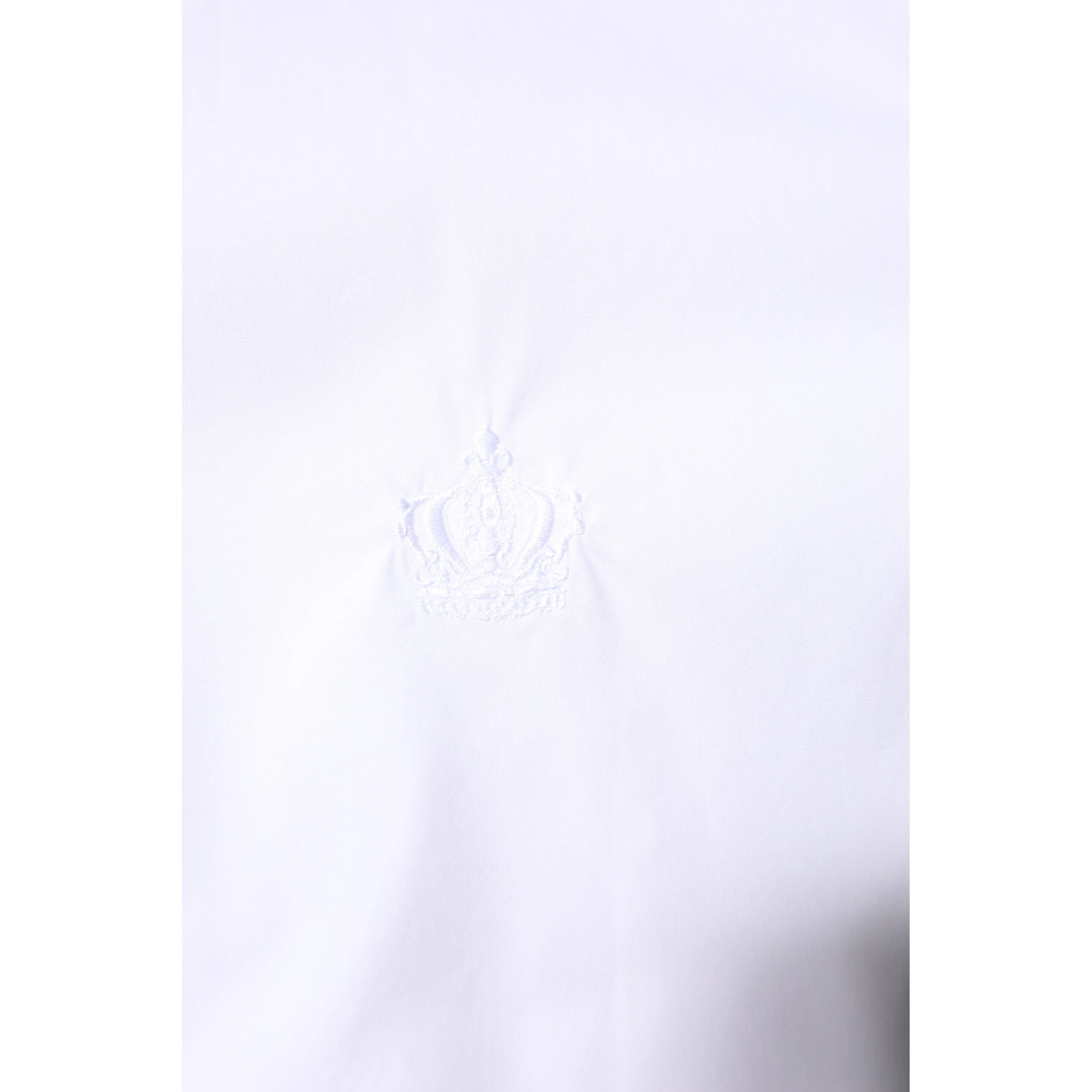 White Cotton GOLD Men Dress Formal Shirt