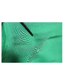 Green Silk Satin Long Sleeves Casual Shirt