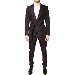 Maroon Single Breasted Formal 2 Piece Suit