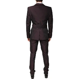 Maroon Single Breasted Formal 2 Piece Suit