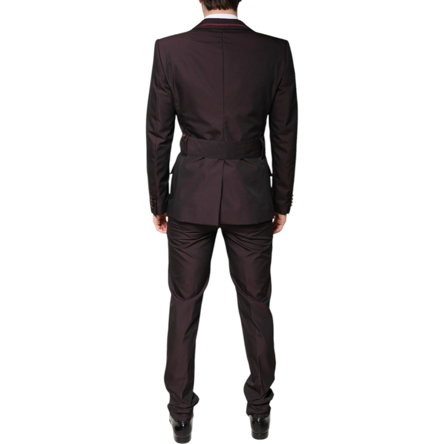 Maroon Single Breasted Formal 2 Piece Suit