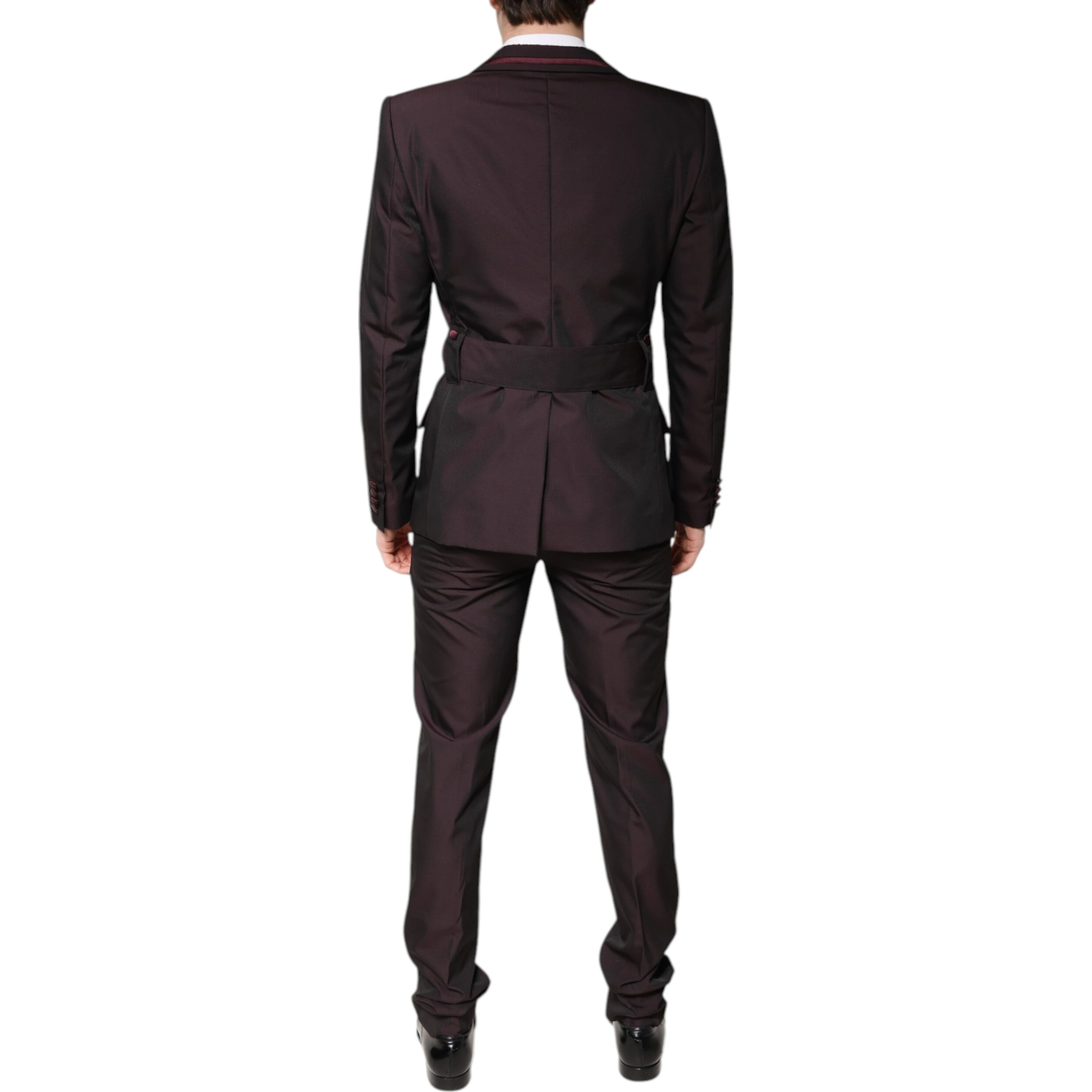 Maroon Single Breasted Formal 2 Piece Suit